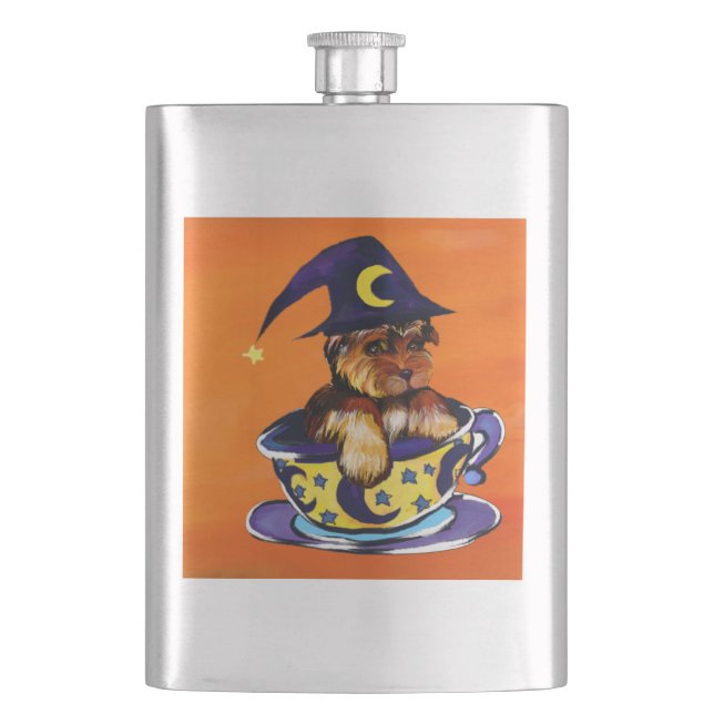 Halloween Yorkie Poo Fickplunta (Framsidan)