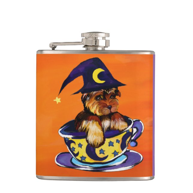 Halloween Yorkie Poo Fickplunta (Framsidan)