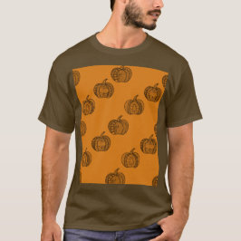 Halloween zentangle pumpkins Autumn Thanksgiving T Shirt