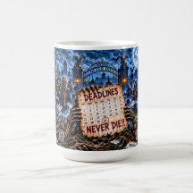 Halloween Zombie 15 oz Mugg - Deadlines Dör Aldrig