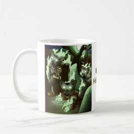 Halloween Zombie Cats Kaffemugg