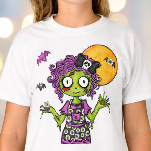 Halloween Zombie Cook T Shirt