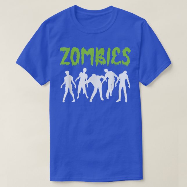 Halloween Zombie Evil Killer Demon Zombie Horror T Shirt (Design framsida)