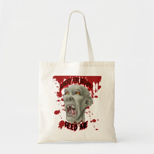 Halloween Zombie Head Tygkasse (Framsidan)