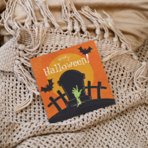 Halloween Zombie Julkort