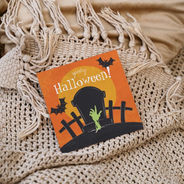 Halloween Zombie Julkort (Skapare uppladdad)
