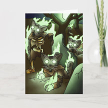 Halloween Zombie Katter