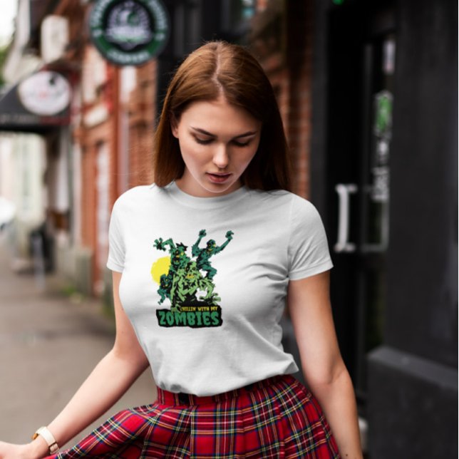 Halloween Zombie Monster T Shirt (Skapare uppladdad)