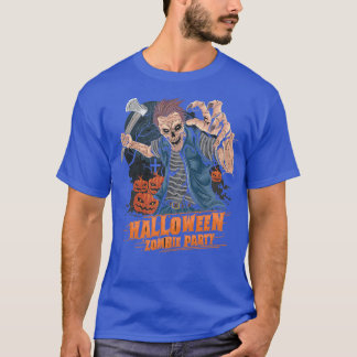 Halloween Zombie Party T Shirt