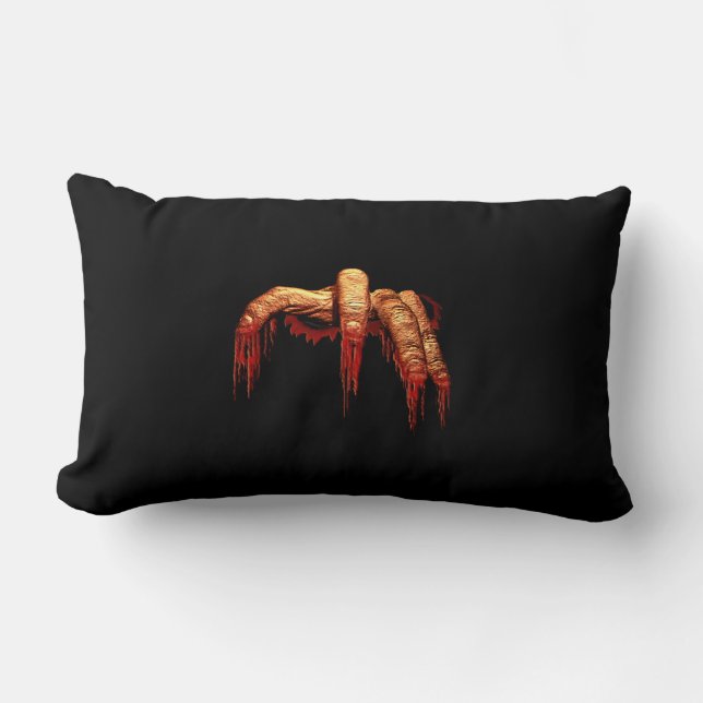 Halloween Zombie Pillow Gory Halloween Decor Lumbarkudde (Framsida)