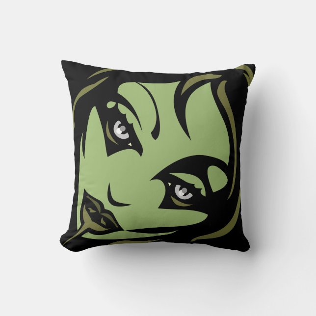 Halloween Zombie Pillow presenterar Halloween Deco Kudde (Framsida)