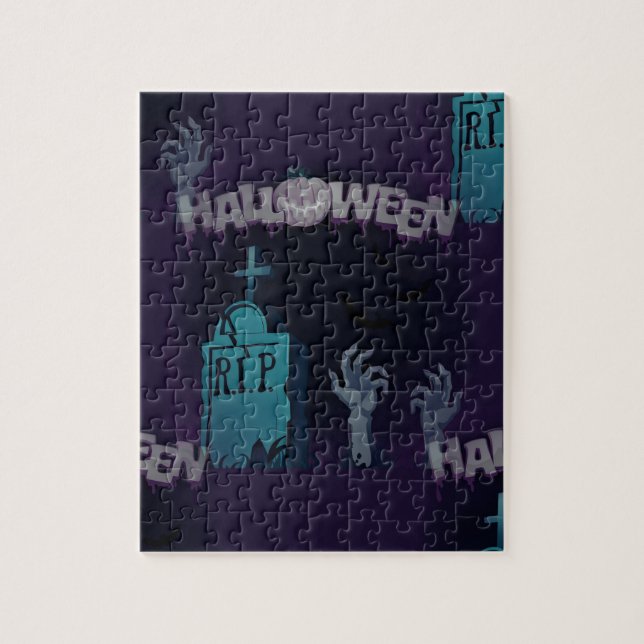 halloween zombie pussel (Vertikal)
