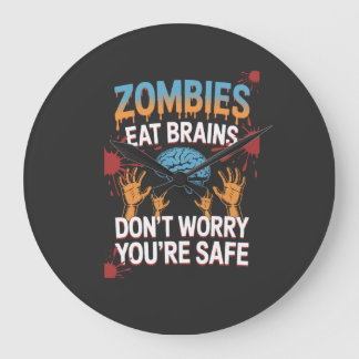 Halloween Zombie Stor Klocka