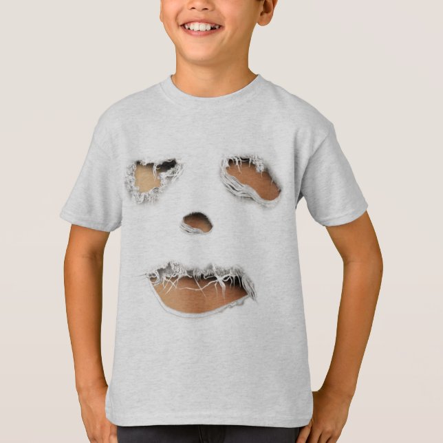 Halloween Zombie Torn Clothing T-shirt (Framsida)