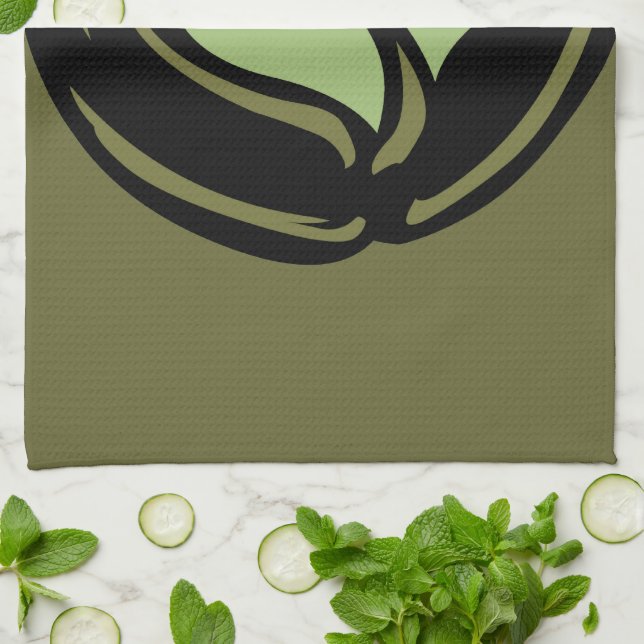 Halloween Zombie Towel Coola Halloween Tea Towels Kökshandduk (Vikta)