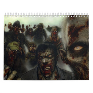 Halloween Zombieskalender Kalender