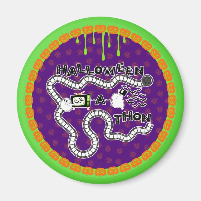 Halloweenathon-spelkretsar med Spöken Magnet (Framsidan)