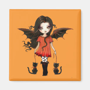 Halloweenbarn Söt vampirmagnet Magnet