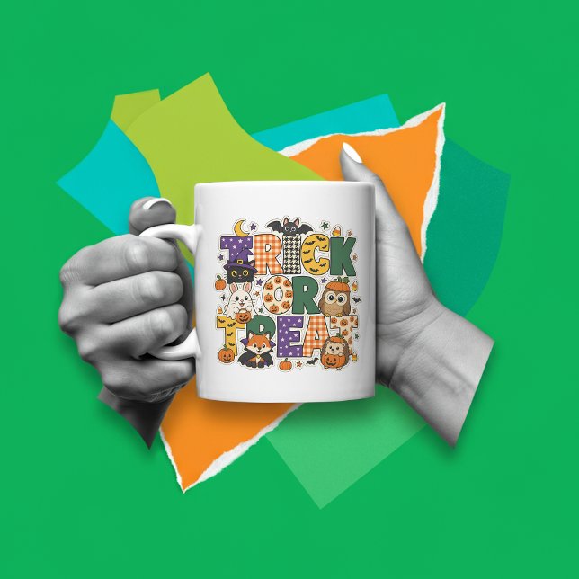Halloweenbrev  kaffemugg (Skapare uppladdad)