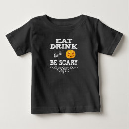 Halloweenfest Ät Drick & Var Rädslig Pumpa Ansikte T Shirt