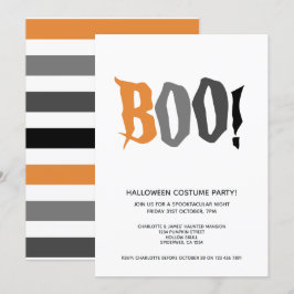 Halloweenfest Boo Personlig Spooktacular Inbjudningar