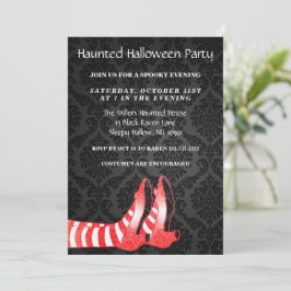 Halloweenfest för Häxan Inbjudan