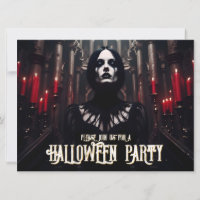 Halloweenfest – Gotisk Mörk Inbjudan