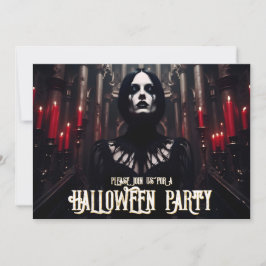 Halloweenfest – Gotisk Mörk Inbjudan