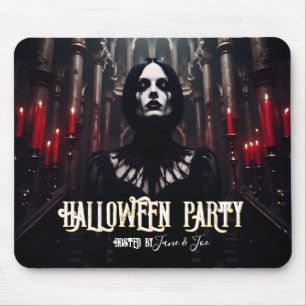 Halloweenfest – Gotisk Mörk Inbjudan Musmatta