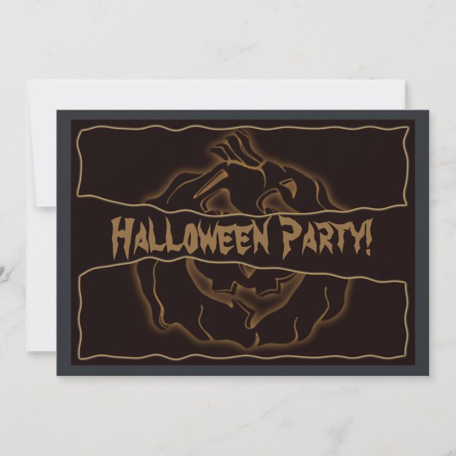 Halloweenfest Inbjudan (Framsida)