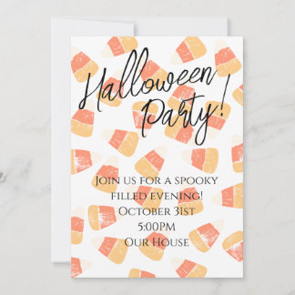 Halloweenfest Inbjudan