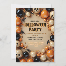 Halloweenfest Inbjudan 