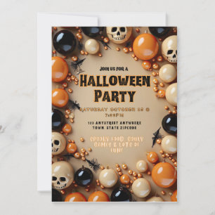 Halloweenfest Inbjudan 