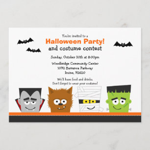 Halloweenfest Inbjudan
