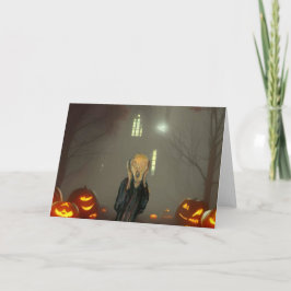 Halloweenfest Inbjudan. Kort