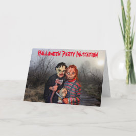Halloweenfest Inbjudan. Kort