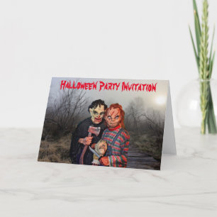 Halloweenfest Inbjudan. Kort