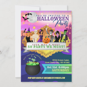 Halloweenfest Inbjudningar