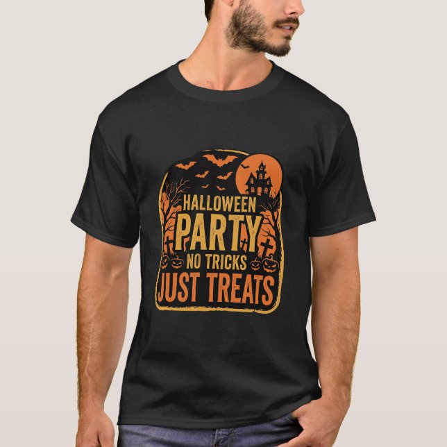 Halloweenfest Inga Bus Juste Godsaker Design_1 T Shirt (Framsida)
