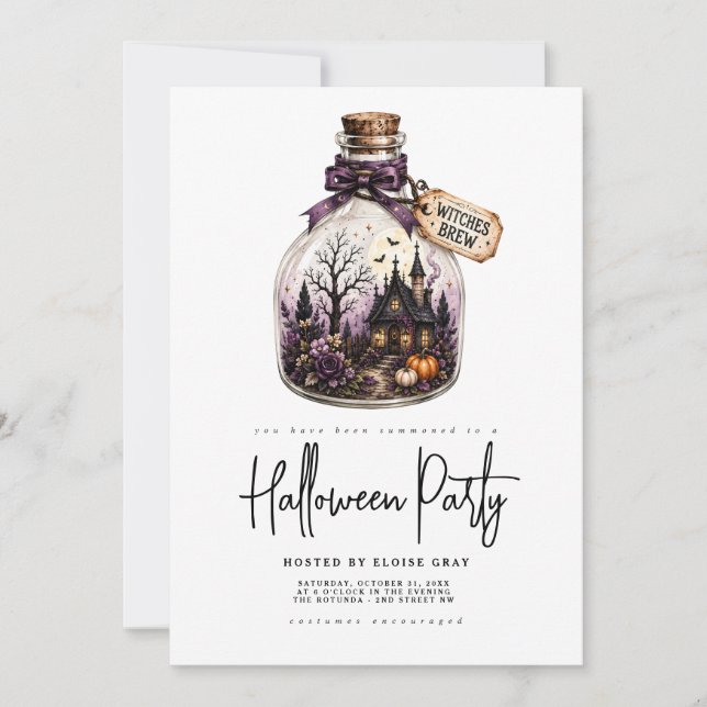 Halloweenfest Invitation (Framsida)