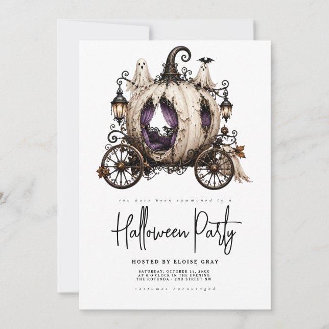 Halloweenfest Invitation (Framsida)