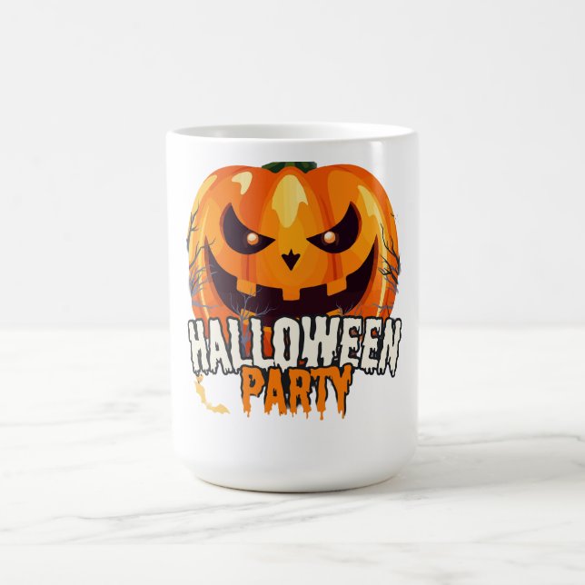 Halloweenfest – Jack-o'-lantern-design Kaffemugg (Center)