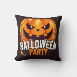 Halloweenfest – Jack-o'-lantern-design Kudde