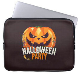 Halloweenfest – Jack-o'-lantern-design Laptop Fodral