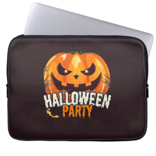 Halloweenfest – Jack-o'-lantern-design Laptop Fodral
