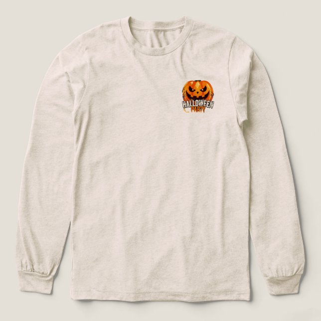 Halloweenfest – Jack-o'-lantern-design T Shirt (Design framsida)