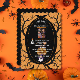 Halloweenfest med fototillfälle Inbjudan