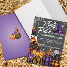 Halloweenfest på Pumpafältet Inbjudan