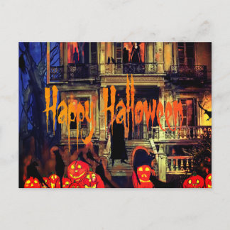 Halloweenfest på Spökhus Helg Vykort