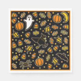 Halloweenfest Pappersservett